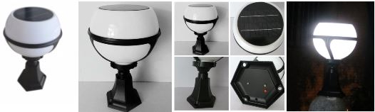 LU 2012 - Lampe solaire autonome pour piliers et poteaux LU 2012 - Lampe solaire autonome pour piliers et poteaux