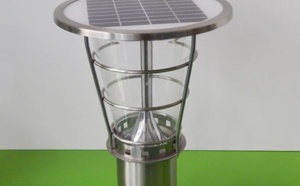 LU-2602 - Lampes solaires de 38 à 220 cm pour éclairage allées et jardins